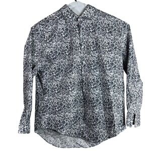 Paisley Shirt Mens XL Slim Button Down Long Sleeve Dress Casual Classic